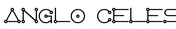 Anglo Celestial font preview